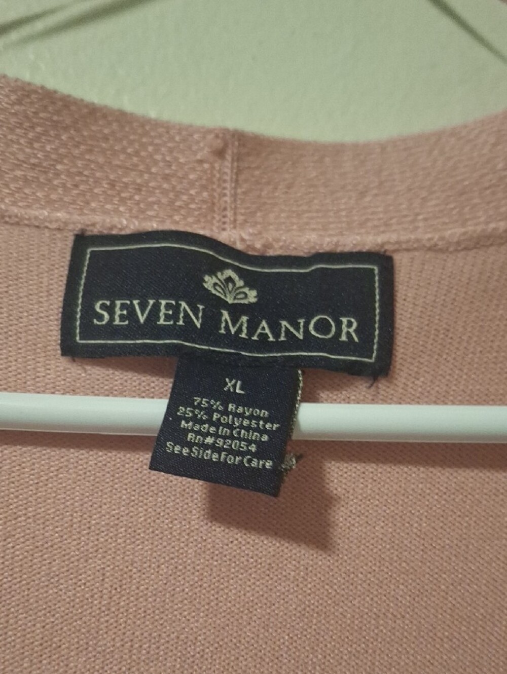 Pink Rhinestone Open-Front Cardigan - Picture 2 of 4